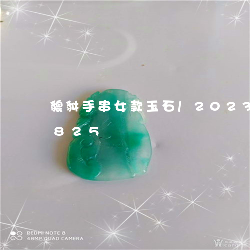 貔貅手串女款玉石/2023102411825