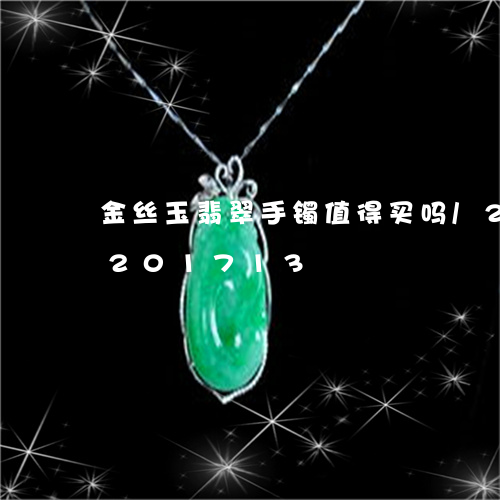 金丝玉翡翠手镯值得买吗/2023072201713