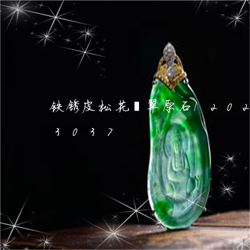 铁锈皮松花翡翠原石/2023042843037