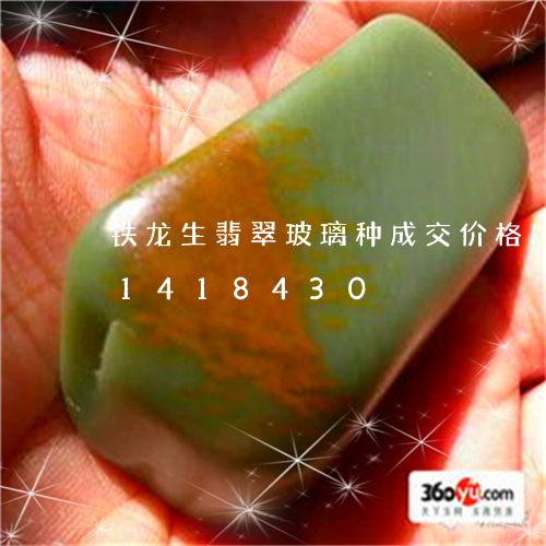 铁龙生翡翠玻璃种成交价格/2023031418430