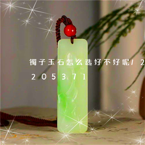 镯子玉石怎么选好不好呢/2023072205371