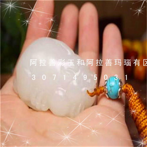 阿拉善彩玉和阿拉善玛瑙有区别吗/2023071495031