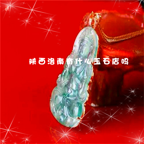 陕西洛南有什么玉石店吗