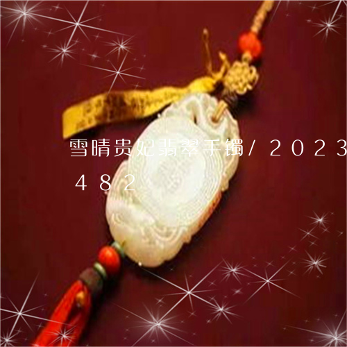 雪晴贵妃翡翠手镯/2023112500482