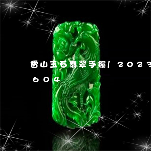 雷山玉石翡翠手镯/2023112582604