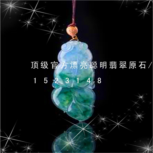 顶级官方漂亮聪明翡翠原石/2023031523148