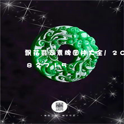 飘花翡翠素牌图片大全/2023120882715