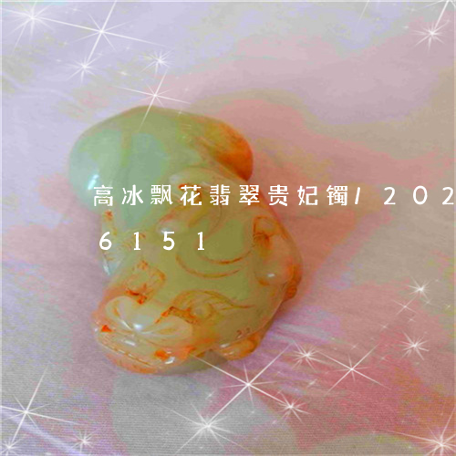 高冰飘花翡翠贵妃镯/2023042866151