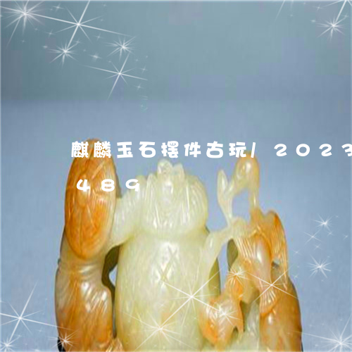 麒麟玉石摆件古玩/2023040182489