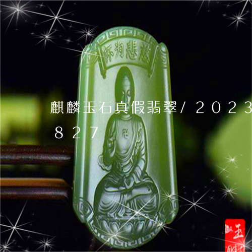 麒麟玉石真假翡翠/2023040116827