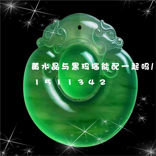 黄水晶与黑玛瑙能配一起吗/2023031511342