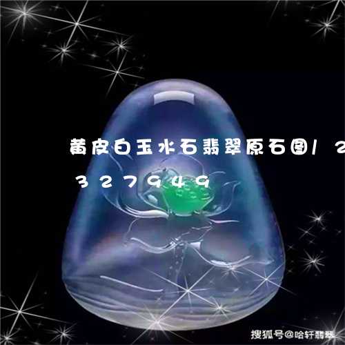 黄皮白玉水石翡翠原石图/2023072327949