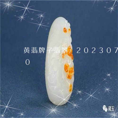 黄翡牌子翡翠/2023073179150