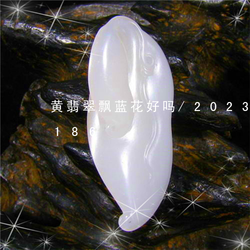 黄翡翠飘蓝花好吗/2023040143186