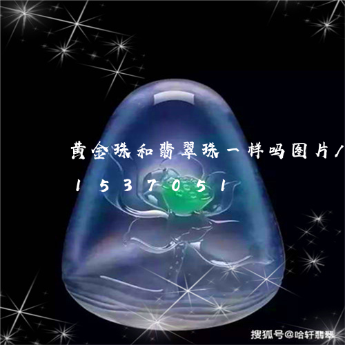 黄金珠和翡翠珠一样吗图片/2023031537051