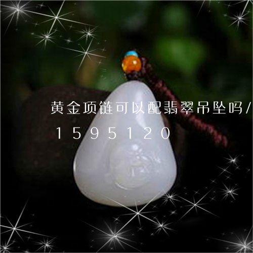 黄金项链可以配翡翠吊坠吗/2023031595120