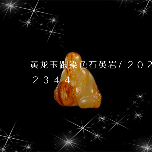 黄龙玉跟染色石英岩/2023042932344