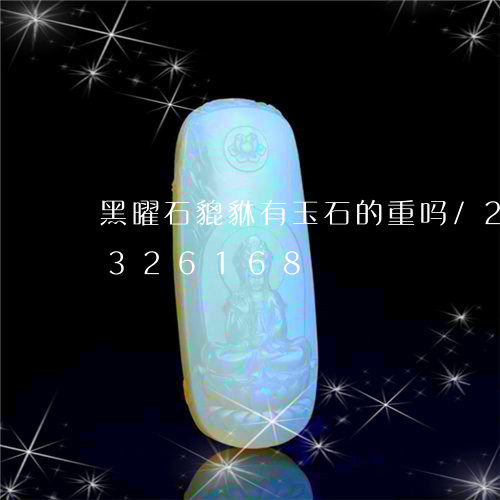 黑曜石貔貅有玉石的重吗/2023091326168