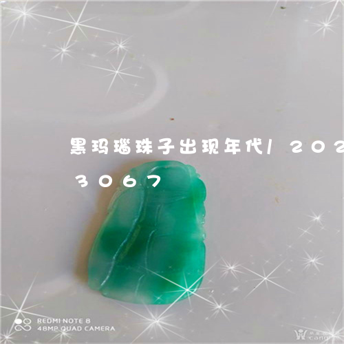 黑玛瑙珠子出现年代/2023042863067