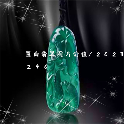 黑白翡翠图片价值/2023112596240