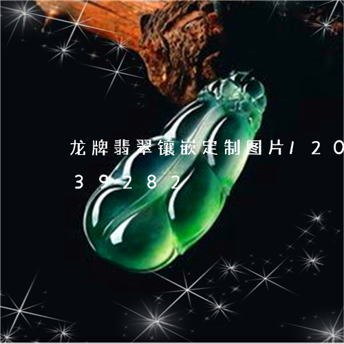 龙牌翡翠镶嵌定制图片/2023092939282